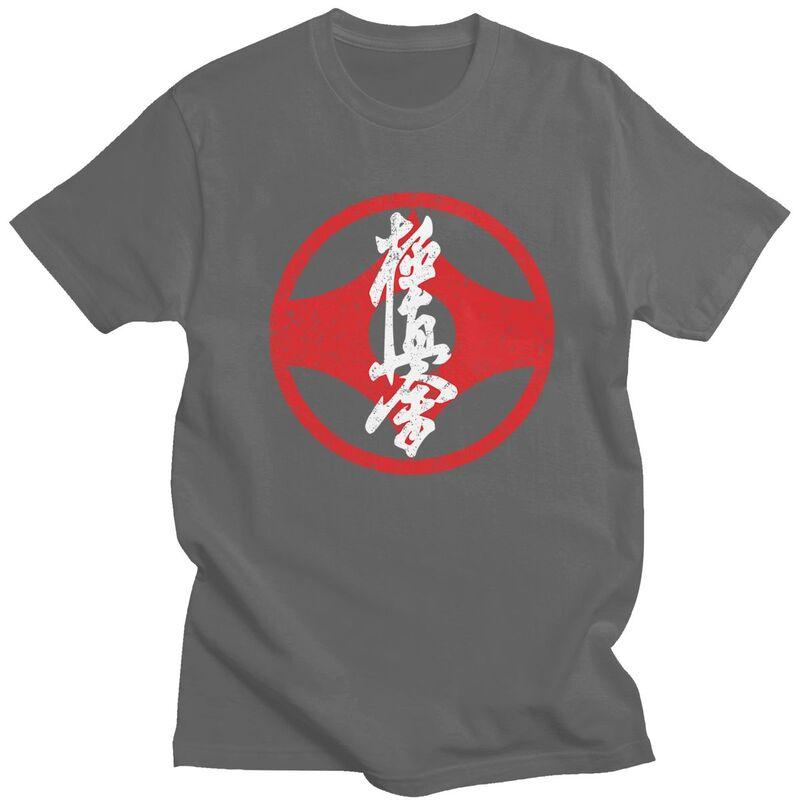 Custom Male Kyokushi Karate T Shirt Short Sleeve Cotton Tshirts Classic Tshirt Casual Martial Arts Tees Clothing