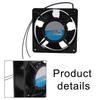 Thermal Axial Fan for Fireplace Cassette Systems Robust Metal Construction for Heat Circulation in Diverse Heating Applications