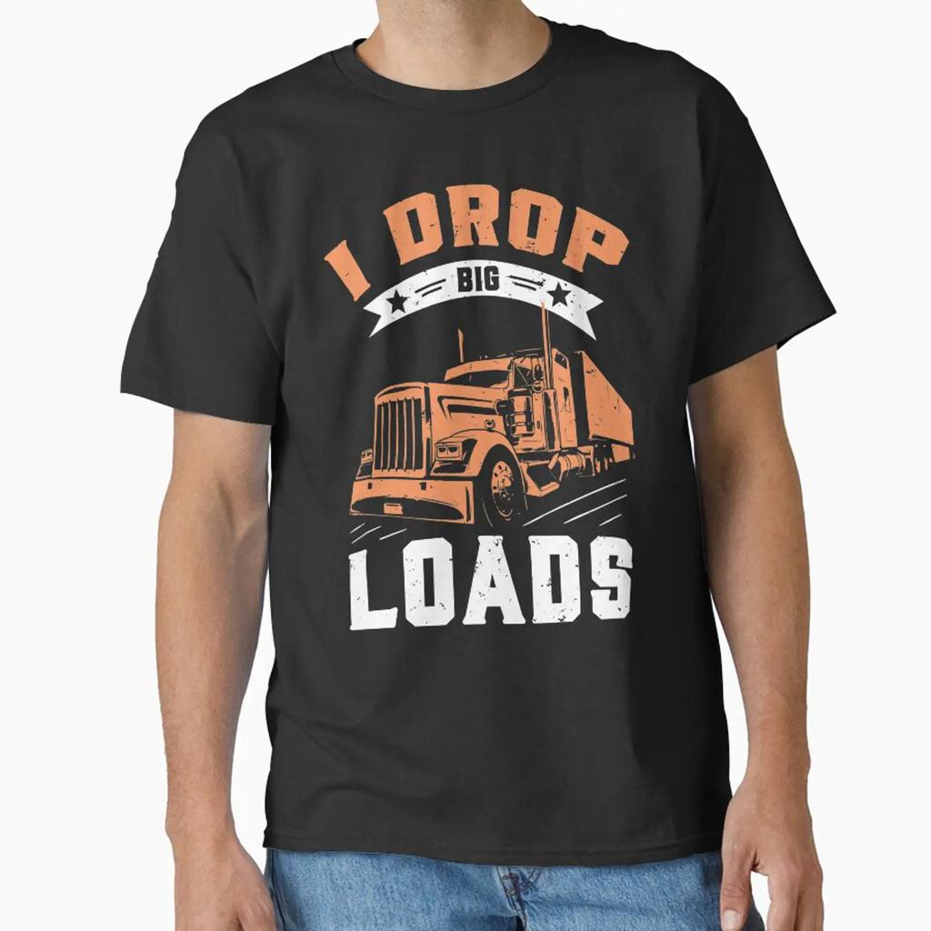 Funny Freight Forwarder Truck Art Classic T Shirt vintage Washed Stretched Versatile Top For Everyday Wear Comfortable homme