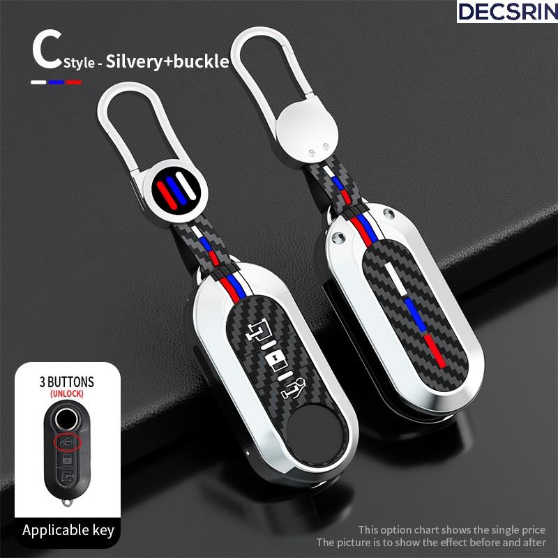 2/3 Buttons Car Flip Remote Key Case Cover Shell Fob For Fiat Ducato 500 500L Panda Grande Punto Lancia Musa Car Accessories