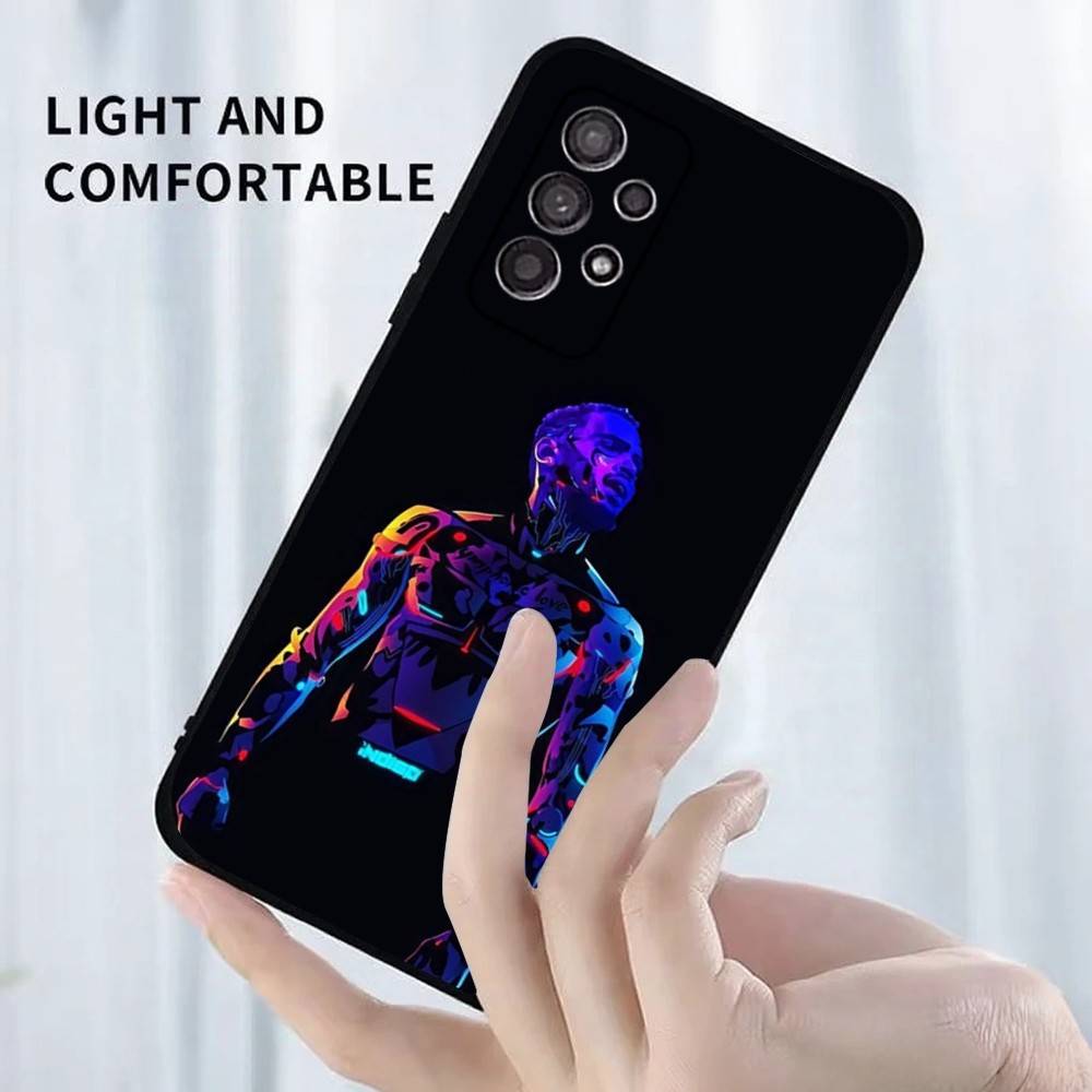 C-Chris B-Brown 11singer Phone Case For Samsung S25,S24,S23,S22,S21,S20,S10,Ultra,Plus,Lite,FE,Soft Silicone Black Cover