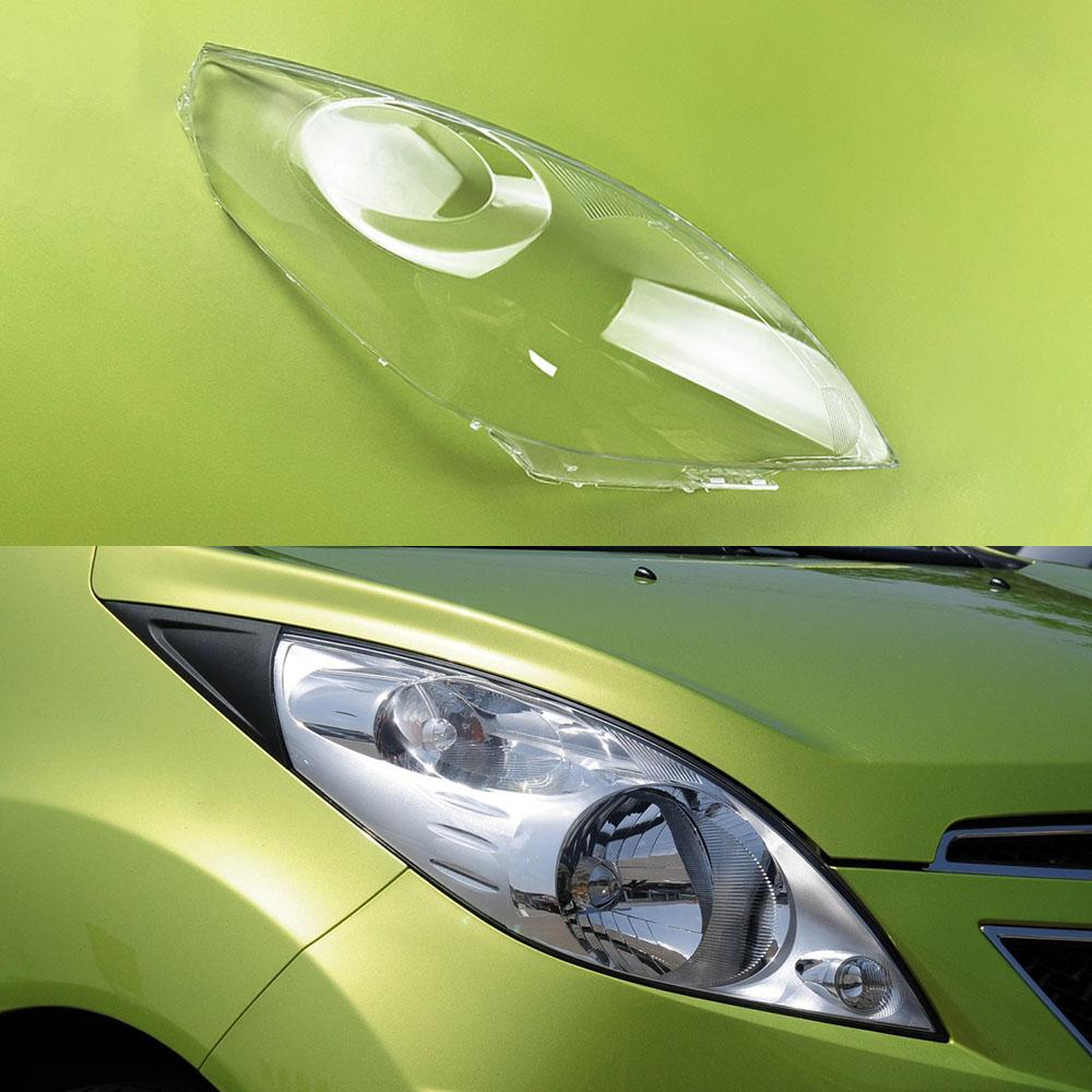 

Transparent Headlight Cover Headlamp Lens Shell Replace Original Lampshade Plexiglass For Chevrolet Spark 2011 2012 2013 2014 Right