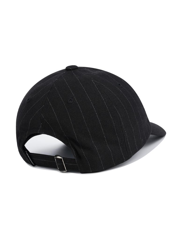YESEYESEE Pinstripe Ball Cap Black