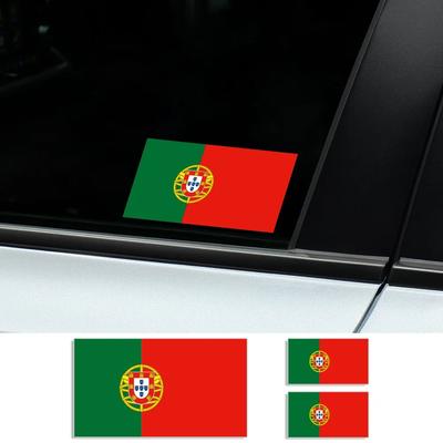 5 Sizes Portugal Flag Car Sticker Creative Auto Motorcycle Decoration PVC Stickers Waterproof Styling Decals Car Accessories