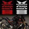 WRS2  Motorcycle Stickers for HONDA Car Logo Reflective Laser Stickers Racing Helmet Decals Tail Box Shock Absorber Decoration