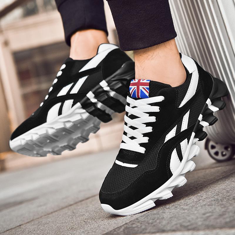 Men's Casual Sports Shoes Cushioning Women's Breathable Lightweight Sneakers for City Commute & Fitness Training Large Size
