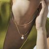 Collana - LUXENTER - Cerya - Finitura oro giallo 18 carati - Metallo dorato - Per donna