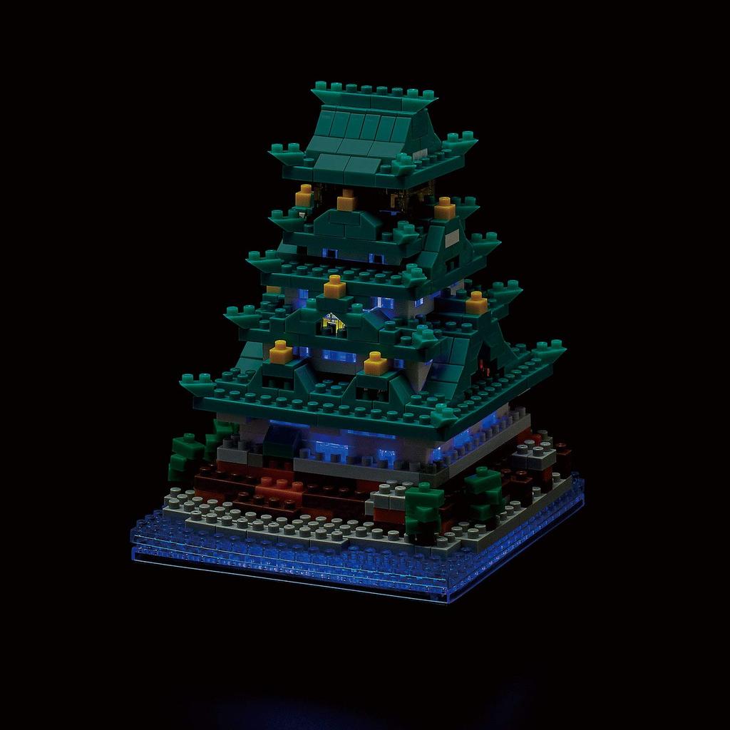 Nanoblock Osaka Castle Micro-sized Building Block Set 520pcs NBH_173 Kawada Japan