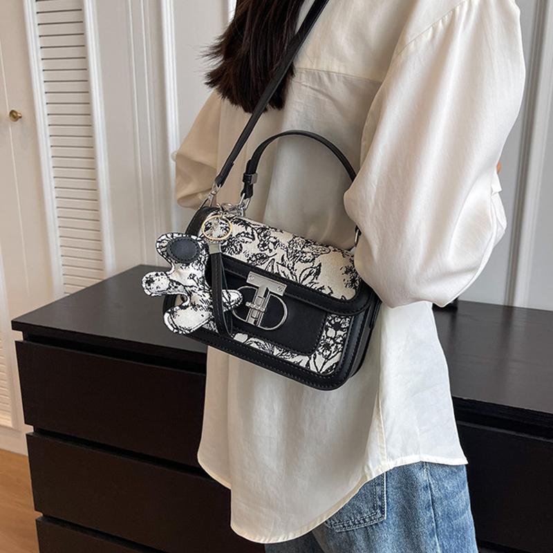 Bolsas de design de nicho populares 2024 Novas bolsas femininas Bolsas crossbody versáteis populares Bolsas quadradas pequenas portáteis da moda