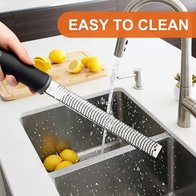 Multipurpose Cheese Grater and Citrus Zester for Parmesan Lemon Ginger Garlic Chocolate and More Fruit Kitchen Tool Gadgets 1