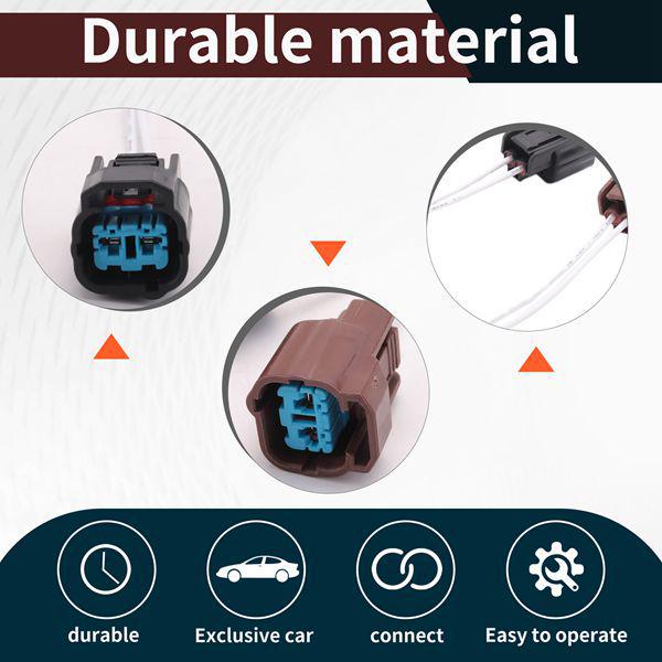 2-Pack Harness Connectors for 98-02 Honda Accord (350-0146/350-0147)