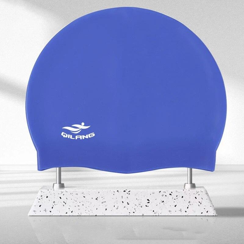 Beschlagfreie Silikon-Schwimmkappe für Erwachsene und Kinder, wasserdichte Silikon-Schwimmkappe, wasserdichte Ohrstöpsel