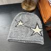 All-match Letters Ancestor Woolen Hat European and American Casual Warm Cold Hat European and American Men and Women Knitted Hat
