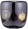 Nakatani Brothers Company Yamanaka Lacquerware 2.2cm Natsume (with inner lid) Black Kodaiji Maki-e 33-4805 -