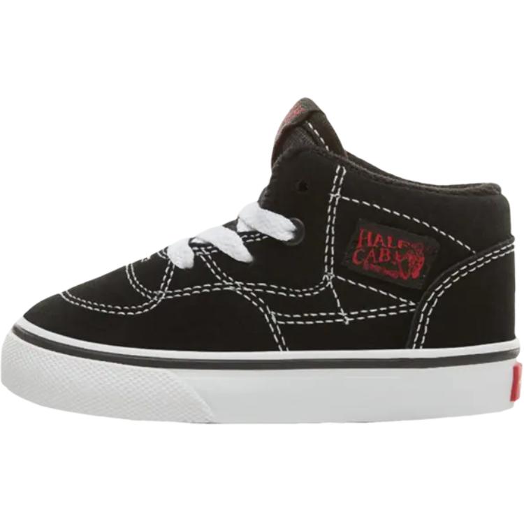 

Vans Half Cab Toddler Black Racing Red Baby Sneakers True-White VN0A38EDJV6 25.5