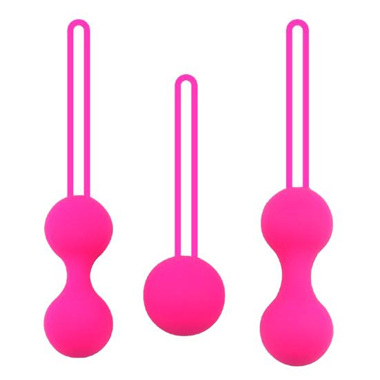 3Pcs Kegel Balls Vaginal Geisha BallSilicone Ben Wa Ball Vagina Tighten Exercise Machine Sex Toy for Women