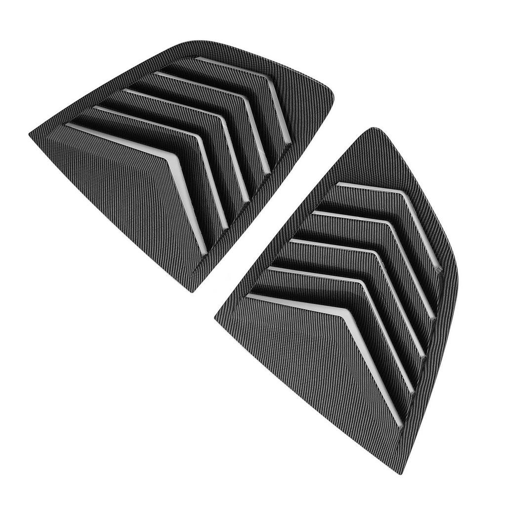 2Pcs Rear Side Window Louver Cover Fade Proof Sporty Look Rear Window   Vent Scoop Shutter Cover Blind for X3  3 G01 2018 and Later