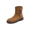 New Martin Boots for Women 2025 Winter New Retro Foreign Style Short Boots Thick-soled Casual Versatile Maillard Boots for Women