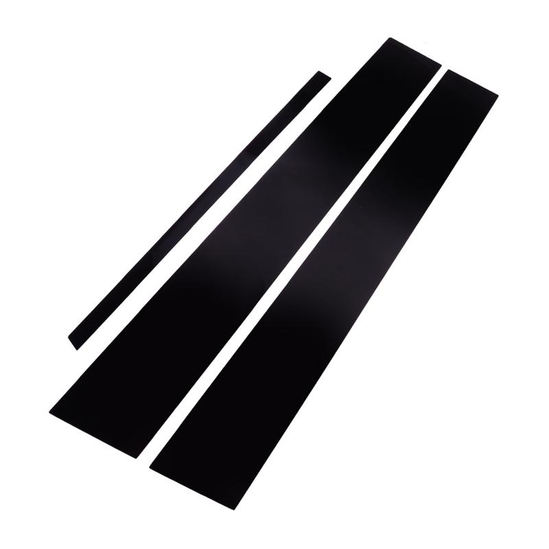 1 Set Car Door Window Pillar Posts Cover Trim Decal Fit for Infiniti G35 G37 Sedan 2002-2009 2010 2011 2012 2013 Gloss Black
