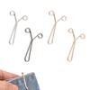 Sturdy Aluminum Alloy Cuff Clips With Rolled Edge Adjustable Closure Jewelry Crafting Tool Compact Travel Cuff Clasp