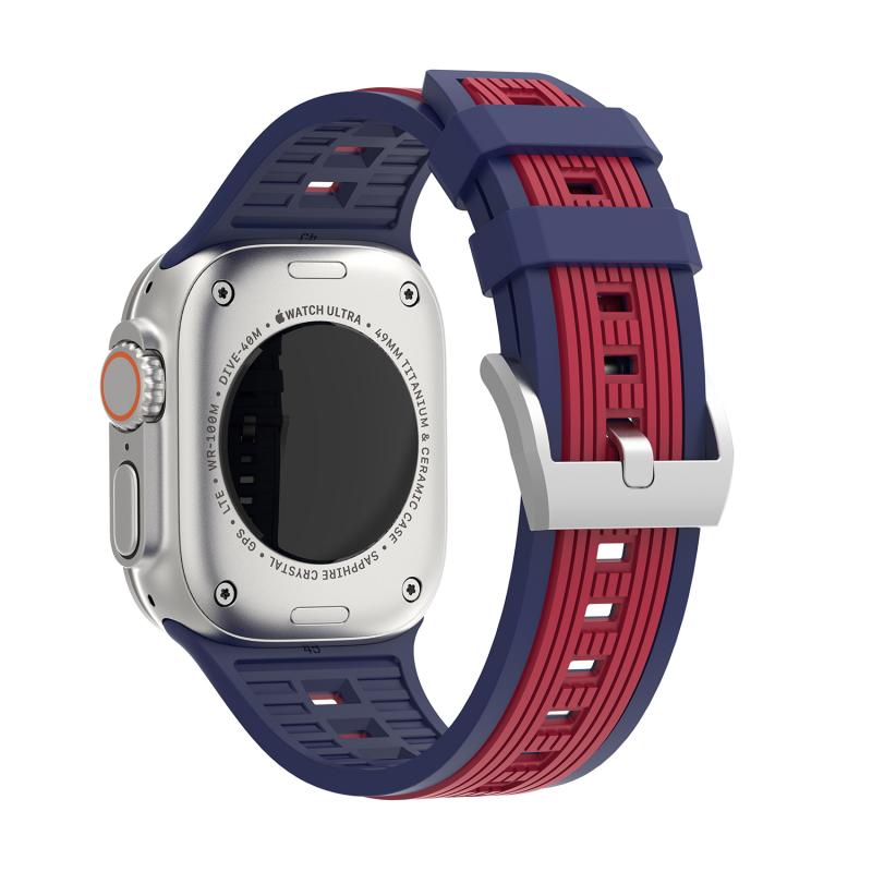 Soft Silicone Strap For Apple Watch Series 11 46mm Band 42mm 44mm 45mm 41mm 40mm 38mm Ultra 2/3 49mm Sport Bracelet iWatch Serise 10 9 8 7 6 5 4 3 SE
