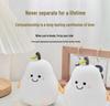 Pear-Shaped Silicone Night Light - Cute Atmosphere Lamp for Girls' Bedroom, Birthday Gift, Bedside Table Lamp