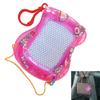Travel Size Small Magnetic Art Boards Colorful Key RingS Clip Portable Doodling Set Plastic Texture Suitable for Children