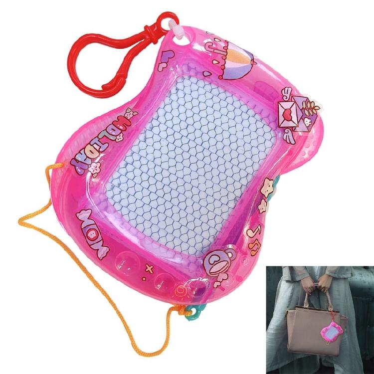 Travel Size Small Magnetic Art Boards Colorful Key RingS Clip Portable Doodling Set Plastic Texture Suitable for Children