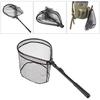 Fishing Landing Net Foldable Lightweight Net Nylon Mesh Fishing Brail Net Aluminum Alloy Frame Fishing Catching Releasing Nets