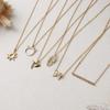 New Trendy Alloy Cute Elegant Pearl Butterfly Elephant Owl Dragonfly Luck Pendant Necklaces with Wish Card for Women Jewelry