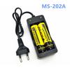 MS-202A Li-ion Battery Charger 18650 Rechargeable Battery Charging Dock Base Independent Circuit Designed with Indicator