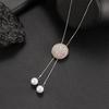 Versatile Trendy Fashion Sweater Necklace: Exquisite High-End Temperament Chain for Stylish Clothing Accessories