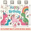 Party Backdrop Happy Birthday Birthday Unicorn Rainbow Photo Booth Background Wall Decor