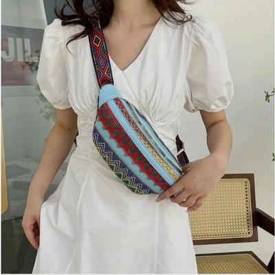Bolsa de pano estilo étnico fashion bolsa crossbody simples bolsa de viagem crossbody bolsa pequena bolsa leve maré