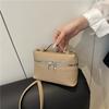 High-end Fashion Women's Bag Simple and Versatile Portable Small Square Bag New Popular Texture Shoulder Messenger Bag Women