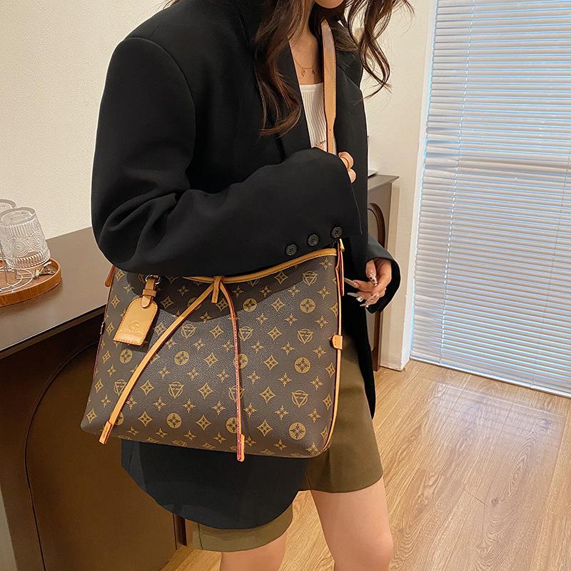 Retro dámska nová módna trendy taška tote pre matku a dieťa s veľkou kapacitou cez rameno/messenger