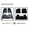 Shangjie H5 Extended Range Car Mats: TPE Door Sill Trim, Double Layer, Wear-Resistant Interior Protection.