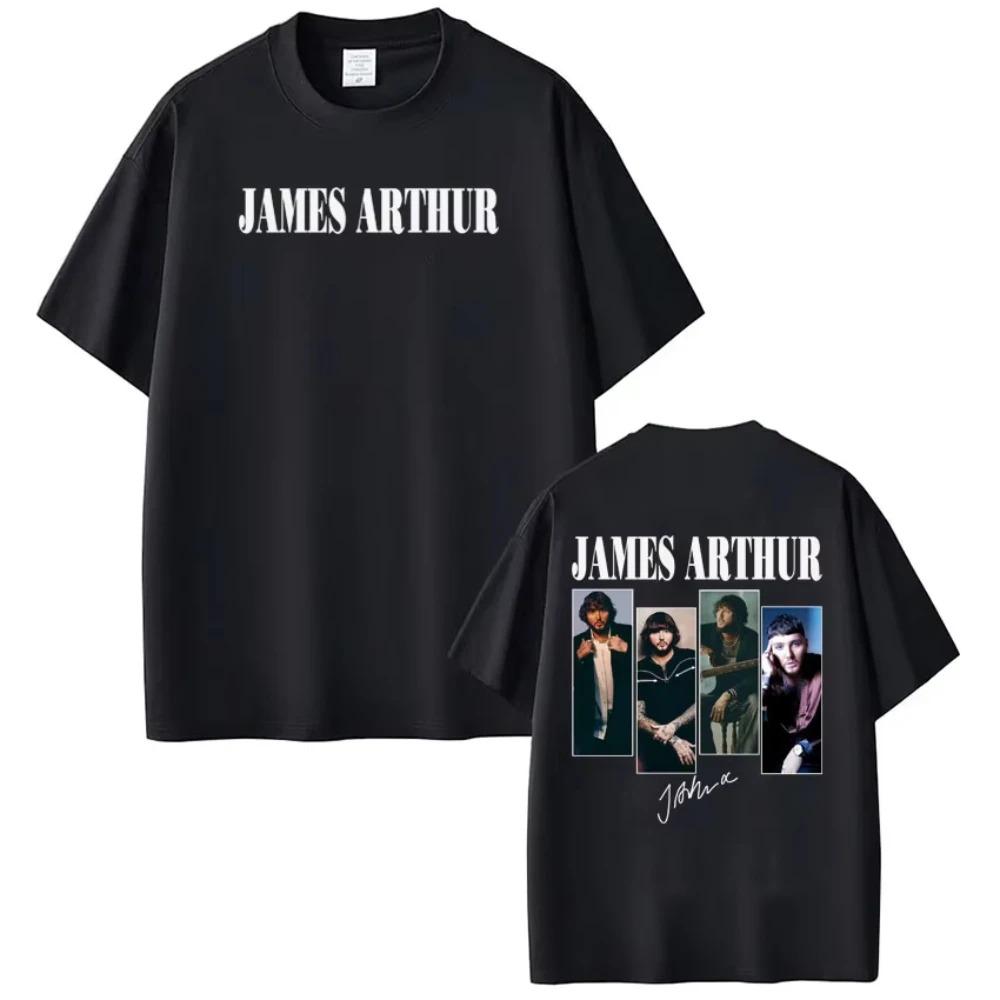 James Arthur 2026 Pisces World Tour Graphic TShirt Unisex Hip Hop Goth Punk Style 100 Cotton Cool Crew Neck Short Sleeve Loose