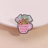 Cartoon Animal Drink Enamel Pins Witch Black Cat Elf Happiness Potion Christmas Gingerbread Coffee Drink Brooches Jewelry Gifts