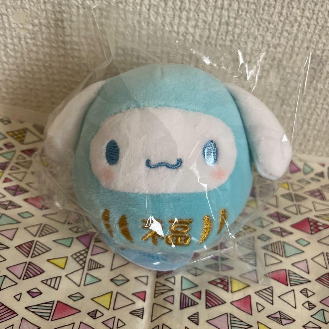 Cinnamon Daruma Munyugurumi Sanrio Cinnamoroll Plush Toy