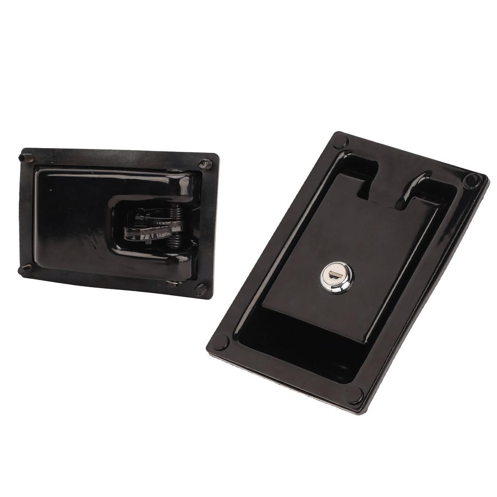 Paddle Handle Lock Door Latch Heavy Duty Cold Rolled Steel Flush Mount Locking Door Latch for RV Cam