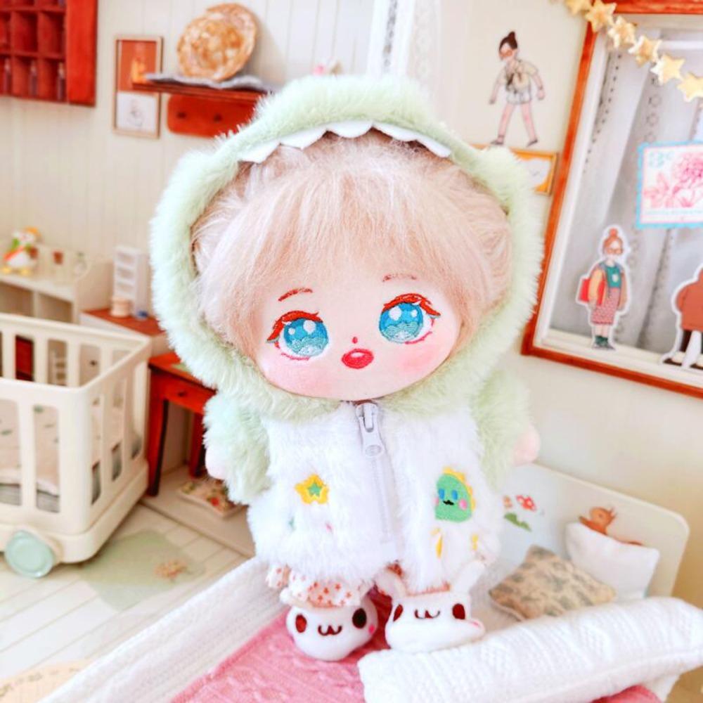 Fluffy Cotton Doll Clothes Plush Coat Doll Toy Clothes Plush Dolls Clothes  Children's Gift