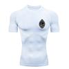 Moon and Clouds  Men's Sports T-shirt Training Fitness Compression Workout T-Shirt Rashgard Tops Men's Fitness T-Shirt