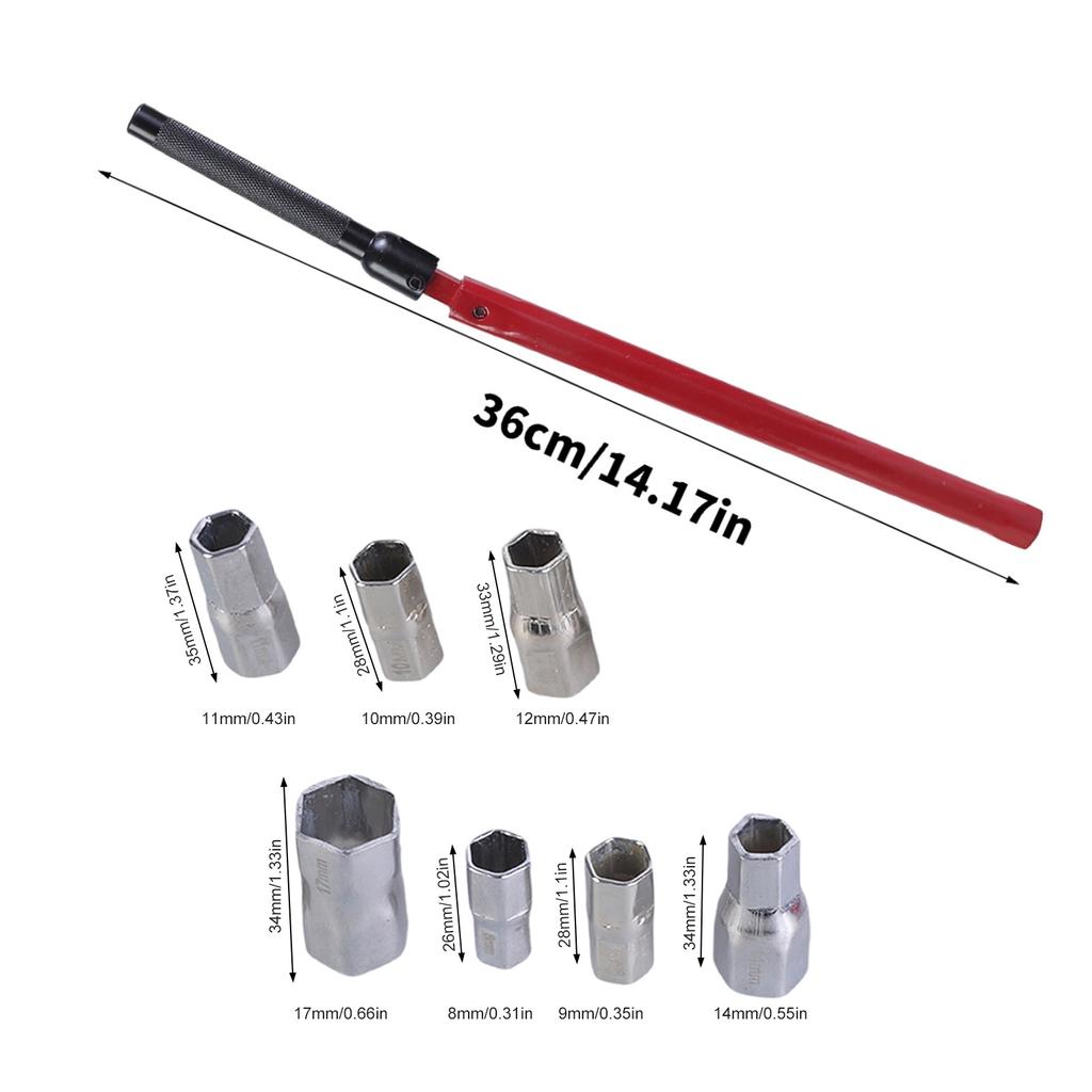 Stand Tap Nut Wrench 8-17mm for Sink Fixtures Tap Tool Tap Key Sink Tap Nut Wrench Basin Wrench Installation Tool