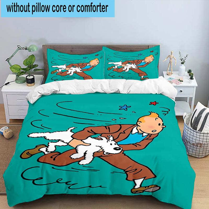 3PCS Adventure In The City 3pcs Bedding,Including 3PCS Duvet Cover And 2pcs Pillowcases Perfect for Christmas,Ideal for Bedroom, Dormitory
