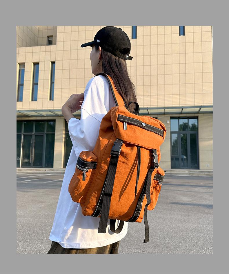 Schoolbag Leisure Travel Backpack Large Capacity Lightweight Backpack Sports Simple College Student School Bag Outdoor Hiking Hiking Bag