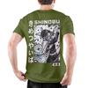 Men Demons Slayers Kocho Shinobu Inked Slashes T Shirt  Pure Cotton Tops Funny Short Sleeve Crewneck Tees Plus Size TShirt
