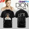 Celine Dion World Tour Courage Love Music Graphic Shirt Summer Leisure Mens TShirt Childrens Clothing Tee Yk Woman