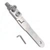 Home Plumbing Repair Screw Extractor Broken Bolt Remover High Grade Stainless Steel Tool Specialty Tool Silver