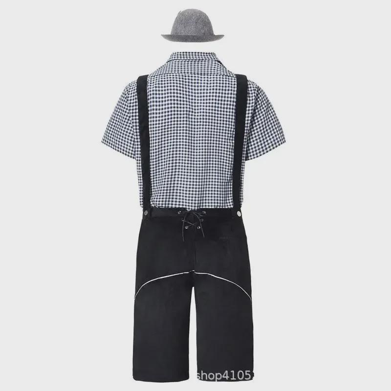 Ανδρική Παραδοσιακή Γερμανική Στολή Φεστιβάλ Μπύρας για Cosplay Oktoberfest